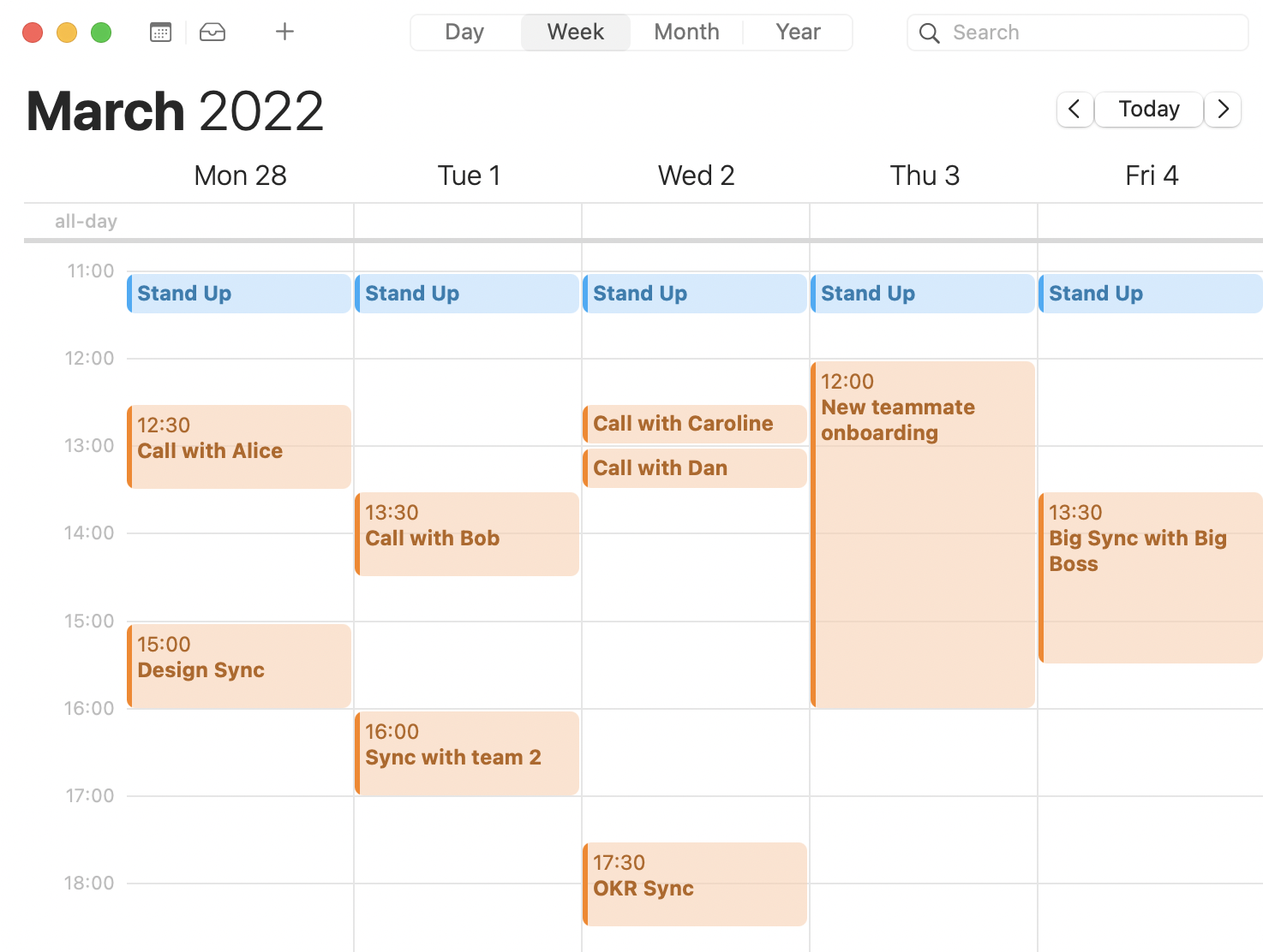 В календаре менеджера много событий, и расставлены они часто хаотично